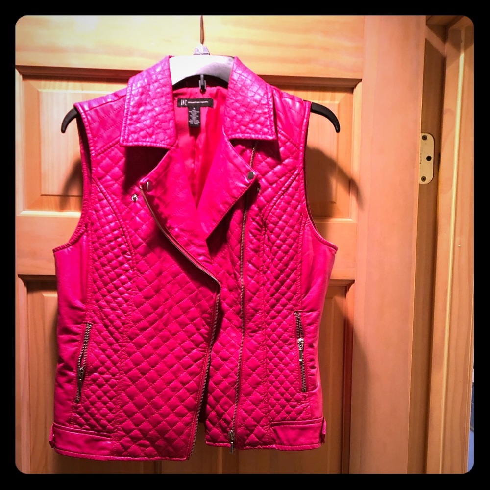 Hot pink INC vest